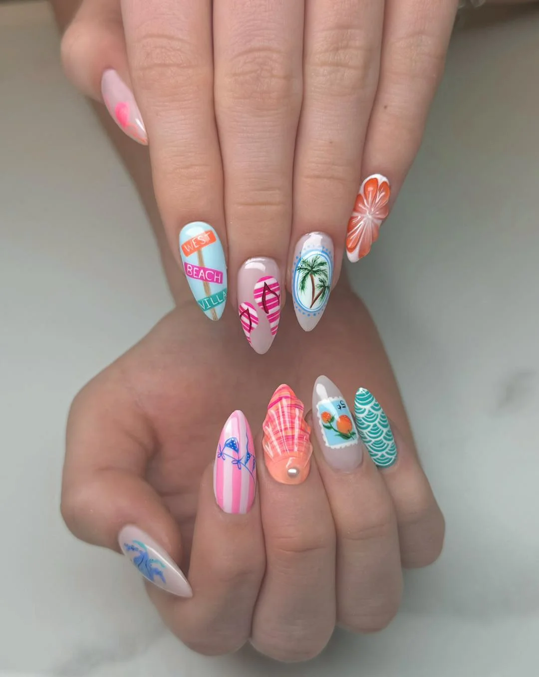Summer Beach Nails 2026:  Coastal Manicure Ideas That Feel Like Vacation